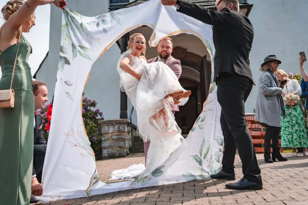 Brautpaar bei der Hochzeit von Lena und Eric